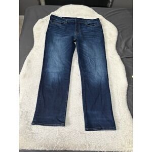 Buffalo David Bitton Straight Six Blue Jeans Size 40x32 Pants Stretch